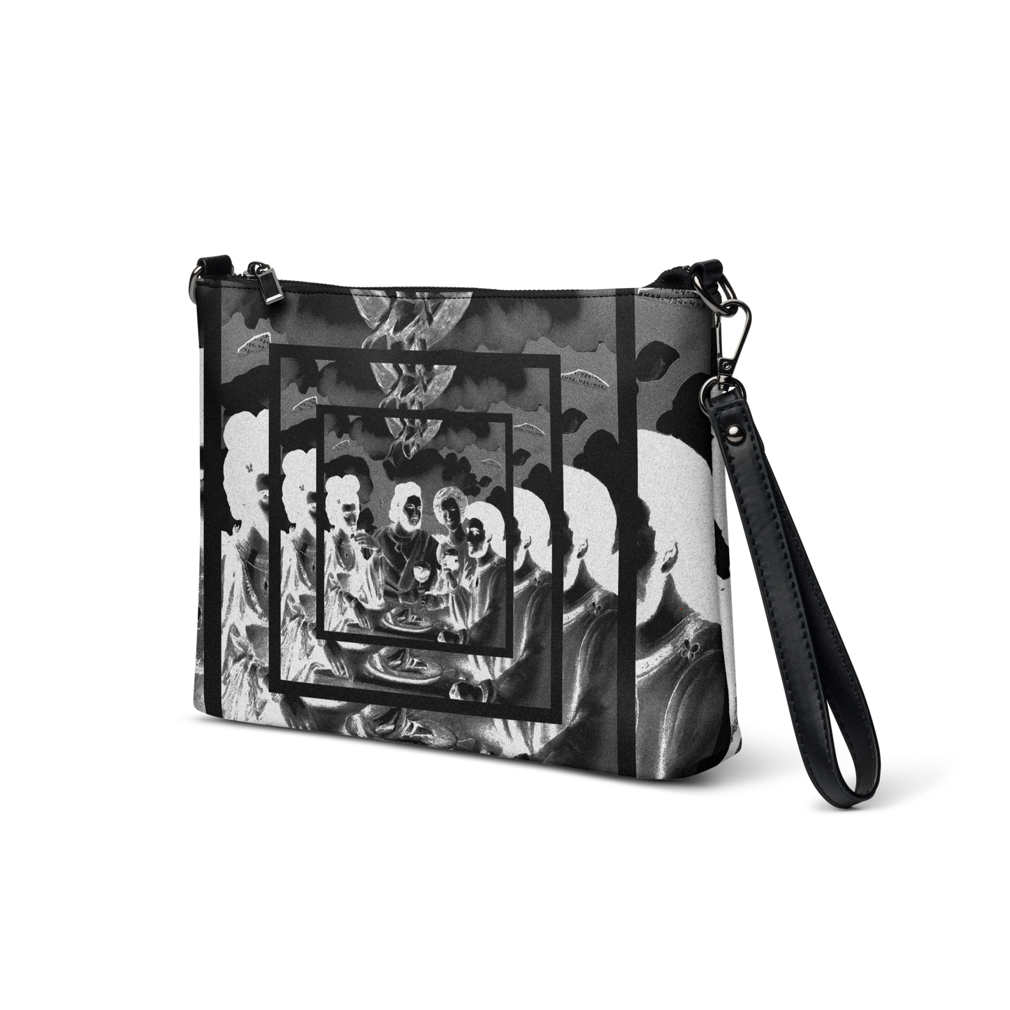 The "Lucidity" Crossbody Bag in Relatively Black